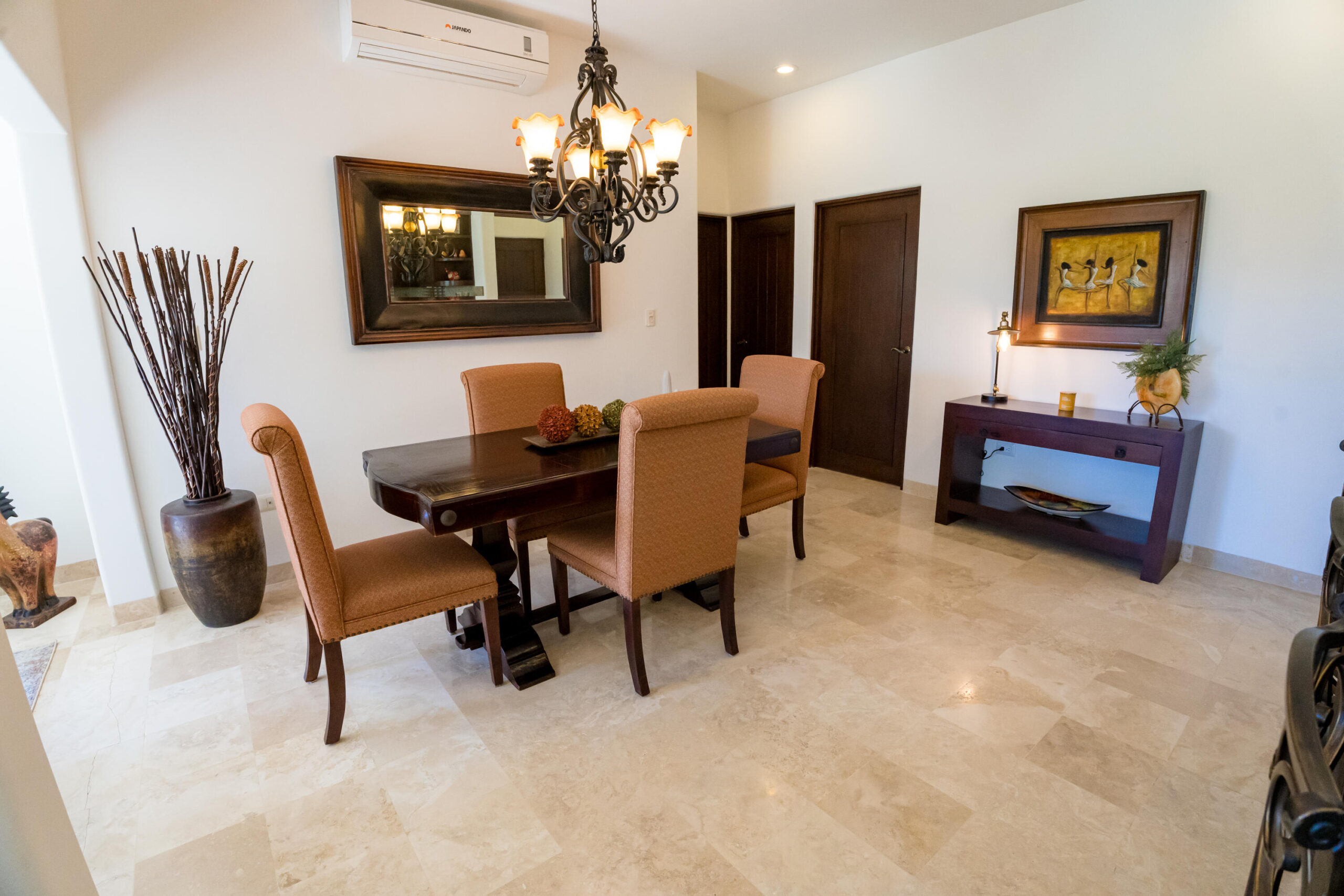 Los Cabos Marina Sol Casa Pancho Villa A107 is a ground-floor 3 bedroom, 3 bathroom condo in Marina Sol, perfectly positioned for guests who want everything within walking distance. You're just minutes from El Médano Beach, the Marina, and the Paradiso shopping mall—no car needed. Inside the community, you also have direct access to the on-site deli, spa services, and restaurants.The ground-floor location gives you direct access to the heart of Marina Sol: a guarded, gated compound with a large resort-style pool, on-site restaurant and bar, mini-market, full-service spa, and open green areas where kids can play and enjoy the space safely.Casa Pancho Villa A107 delivers comfort, convenience, and strong rental appeal in one of Cabo's best walkable locations. for sale