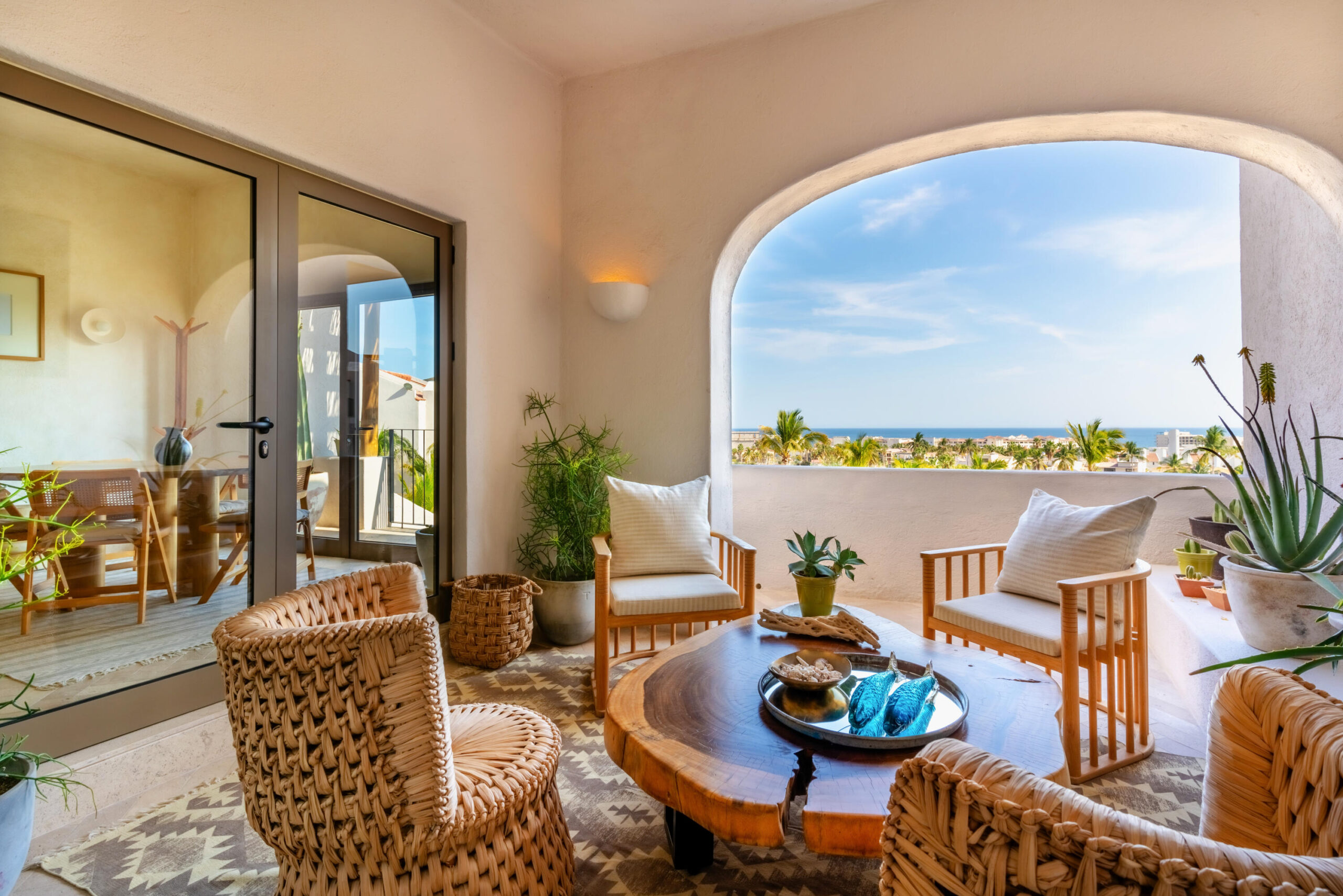 Los Cabos Casa Nima A unique residence in Casa Nima, defined by thoughtful design, exceptional attention to detail, and a warm, inviting atmosphere.This one-bedroom, one-bathroom condominium features an incredible terrace with breathtaking for sale