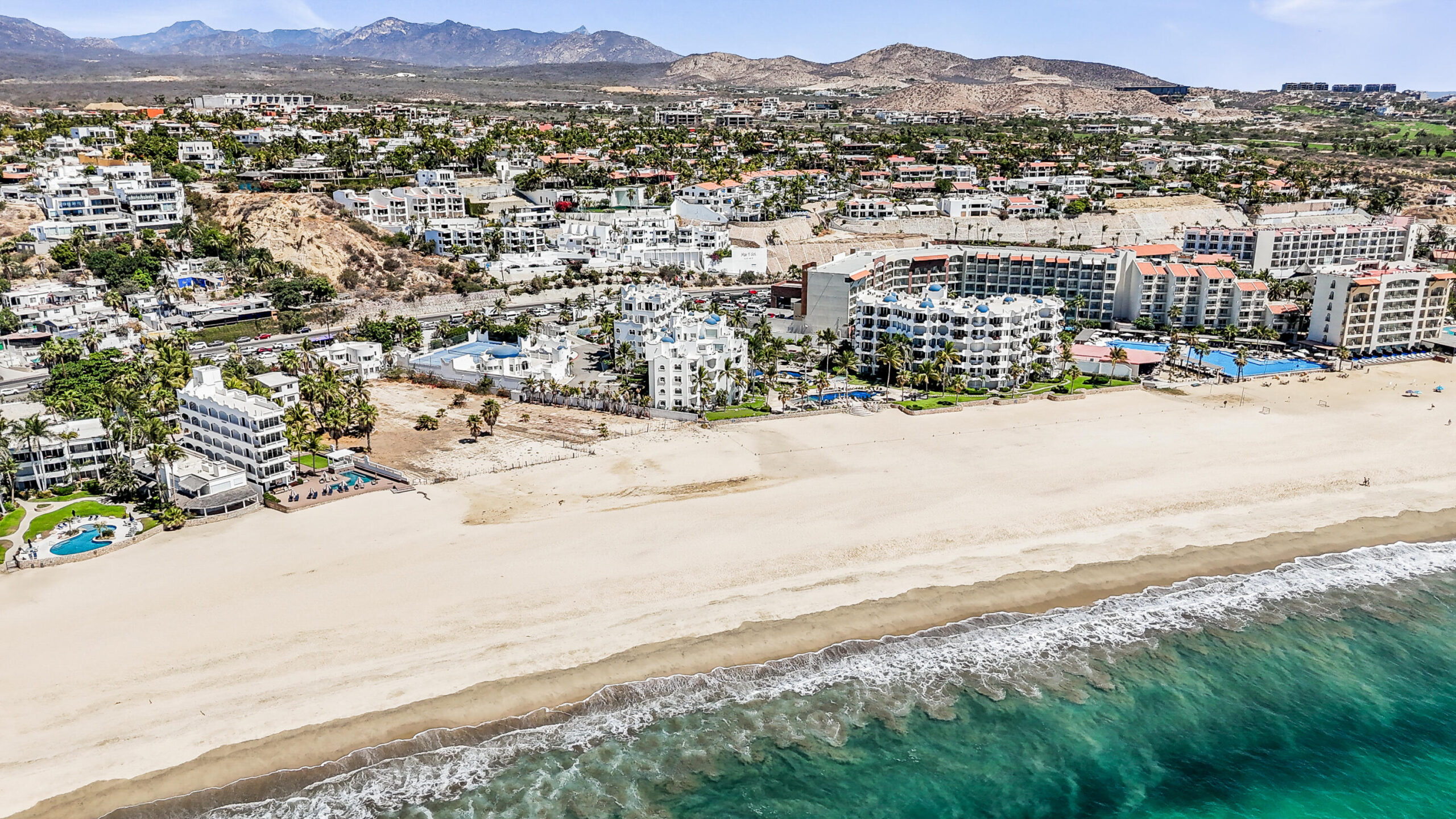 Los Cabos Vistas Del Tezal Modern 2-bedroom, 2-bathroom condo located in the gated community of Vistas del Tezal, one of the most sought-after areas in Cabo San Lucas. This turnkey unit offers comfortable living spaces, quality finishes, quartz countertops and a private terrace with incredible for sale