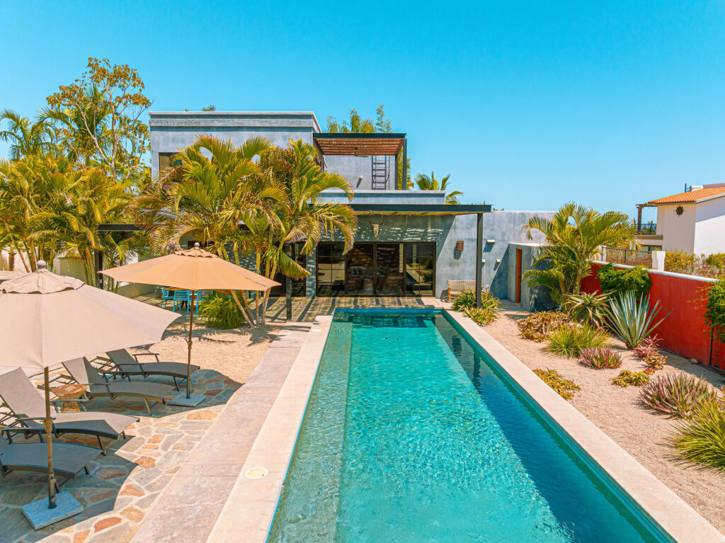 Los Cabos Cerritos Sitting atop its own gentle hill, this beautiful Los Cerritos property offers privacy, panoramic – Casa Azul Todos Santos, Pacific, Pacific, BS
