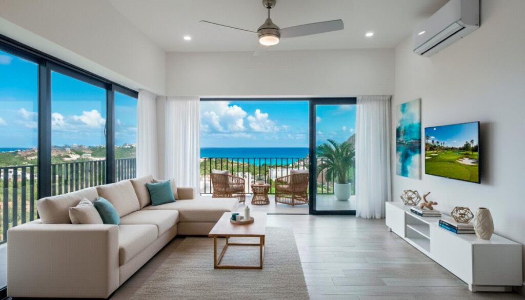 Los Cabos Villas De México Villas México Building 16 Penthouse 301 is a bright and inviting 2 bedroom, 2.5 bathroom residence located in the private gated community of Campestre San José. This well-maintained third-floor condo offers an open layout, excellent natural light, and peaceful community – Colorado Hills PH 503B, San Jose Corridor, San Jose Corridor, BS