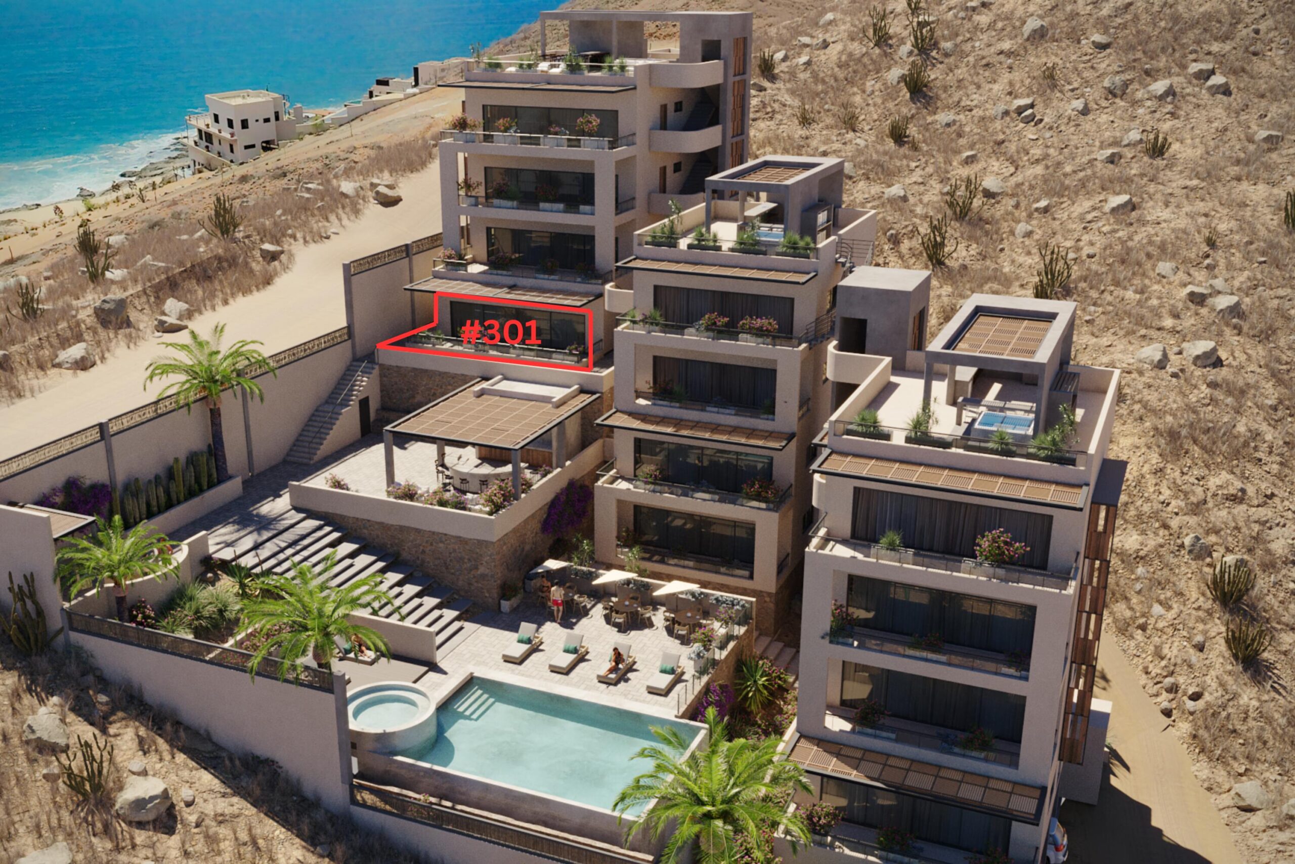 Los Cabos Luxotica Ii Luxottica II - Unit 304Luxottica II is a 3-story, 15-Unit Condo Complex Located just minutes from downtown Cabo San Lucas. The complex was completed in March 2021.Unit 304Original owner since 2021. Unit has been very gently used, only used about 2-3 weeks each for sale