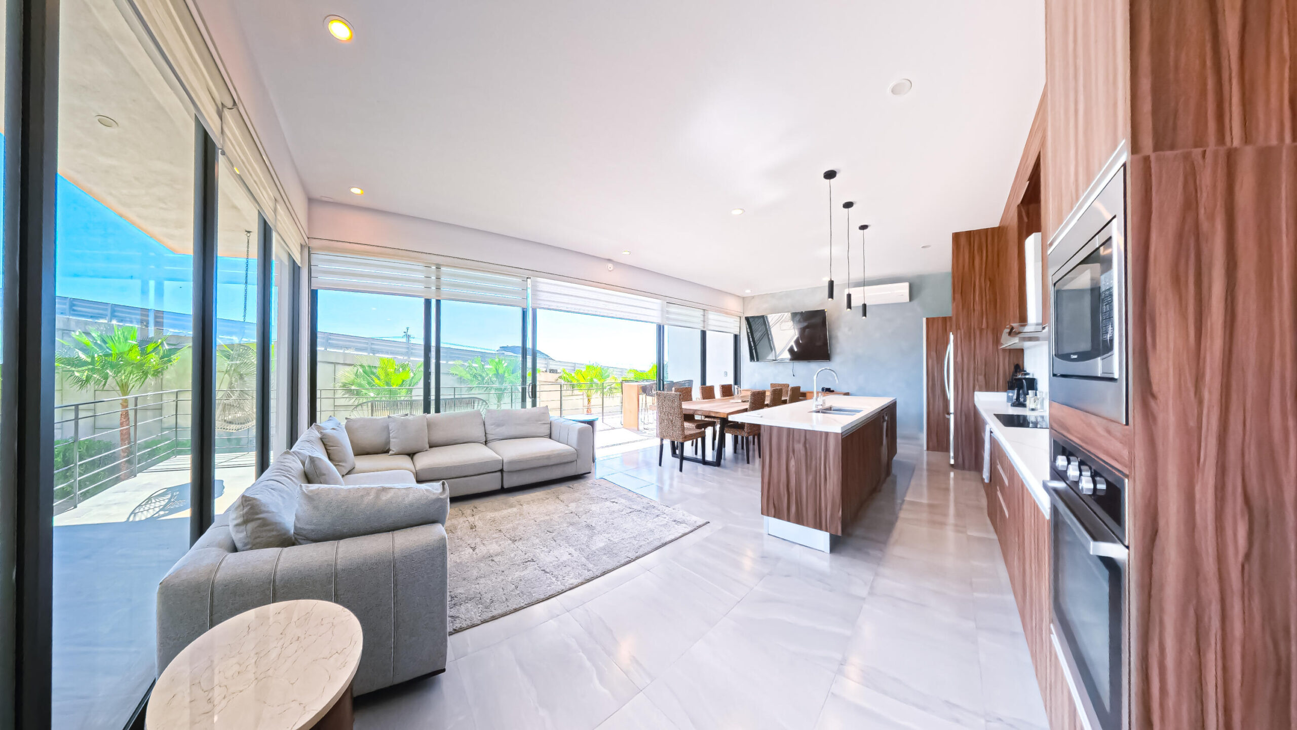 Los Cabos La Reserva At Querencia Welcome to La Reserva in Los Cabos Querencia, by Tempo Development. This sixteen-unit boutique development sits on two-acres and is due for completion in spring 2026. These three-bedroom, plus study residences or four-bedroom are carefully designed with on-site amenities, including the owners' indoor-outdoor fitness center, heated pool with jetted-spa, and owner's lounge. Residence B-301 is a four-bedroom unit on the third floor. Querencia offers a Tom Fazio golf course and club amenities. La Reserva is in the Horizantes subdivision, three minutes from the entry gate and beach club, and five minutes to the club village. See Supplement Features:Other features include an open floor-plan, ten foot high ceilings, professional kitchen with waterfall island and laundry room. The finishings reflect the natural surroundings with travertine marble floors, Parota and Oak wood cabinets and doors, neutral color pallet, and flagstone rock walls. The air-conditioned space is 2,800 square feet plus a terrace area of 667 square feet. Owners qualify to apply for a social or golf membership. Querencia recently completed its owners beach club with easy access from within the gates. La Reserva has been mindfully designed by Carranza Ruiz Arquitectos and developed by Tempo Development.Construction began March of 2024.Ask about the outdoor grill station, wine fridge, hurricane shutters and outdoor fire-pit upgrades.Water purification provided for each building. A gas generator will be provided for each unit. for sale