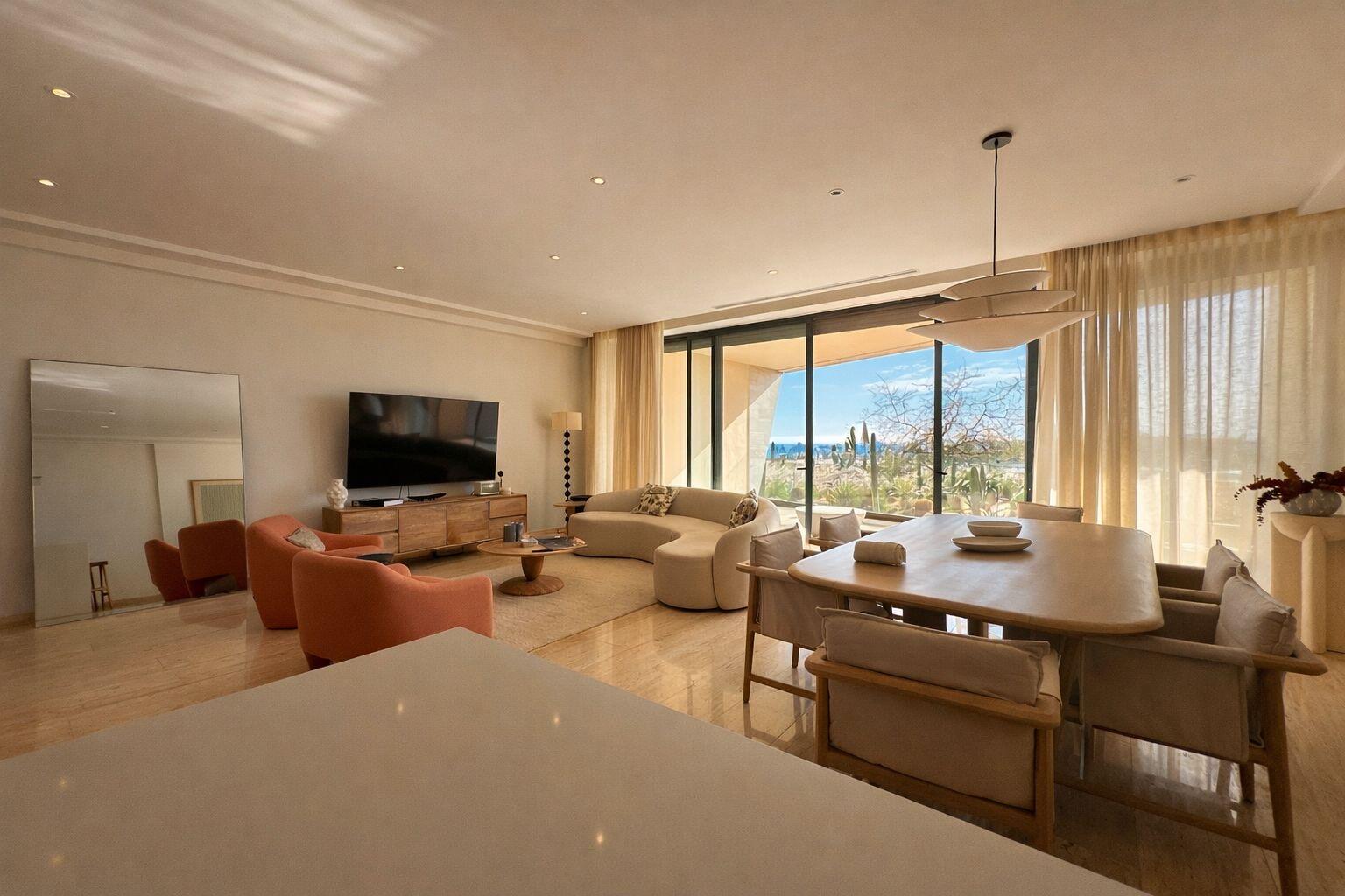 Los Cabos Dunna Welcome to Dunna - A New Standard of Luxury in Cabo. More than a residence, Dunna is a vibrant, fully integrated community where luxury, culture, and recreation converge. Designed by renowned architect Sordo Madaleno, this visionary development seamlessly blends timeless elegance with natural tranquility, offering meticulously crafted residences and garden villas complemented by world-class amenities. Elevated Living, Unmatched Experiences Choose from 13 thoughtfully designed floor plans from 2 - 5 bedrooms ranging from 1,475 - 6,458 sq. ft., featuring seamless indoor-outdoor living, elegant finishes, private rooftops, Jacuzzis, and lush garden terraces. Resort-Style AmenitiesEnjoy unparalleled amenities, including:" Infinity pools (Adults-only, Family, Kids & Oasis)" State-of-the-art wellness & fitness center" Luxury spa (sauna, steam, ice baths, massage suites)" Exclusive rooftop lounges & panoramic for sale