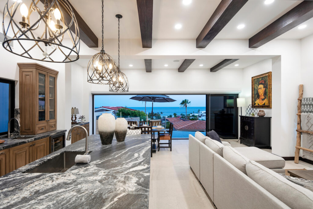 Los Cabos Elias Calles Welcome to Rancho 82 -- a rare 2.4-acre oceanfront property offering 190 feet of Pacific coastline, two charming Baja-style homes, and endless potential. With five titled lots, and easy access from Highway 19, this property could become a family compound, boutique retreat, or collection of oceanfront villas. The main home offers 3 bedrooms and 3 baths; the guest casita includes 3 bedrooms, 2 baths, and a rooftop terrace. Both feature authentic Mexican craftsmanship, handmade tiles, and sweeping ocean – Rancho 82, Pacific, BS