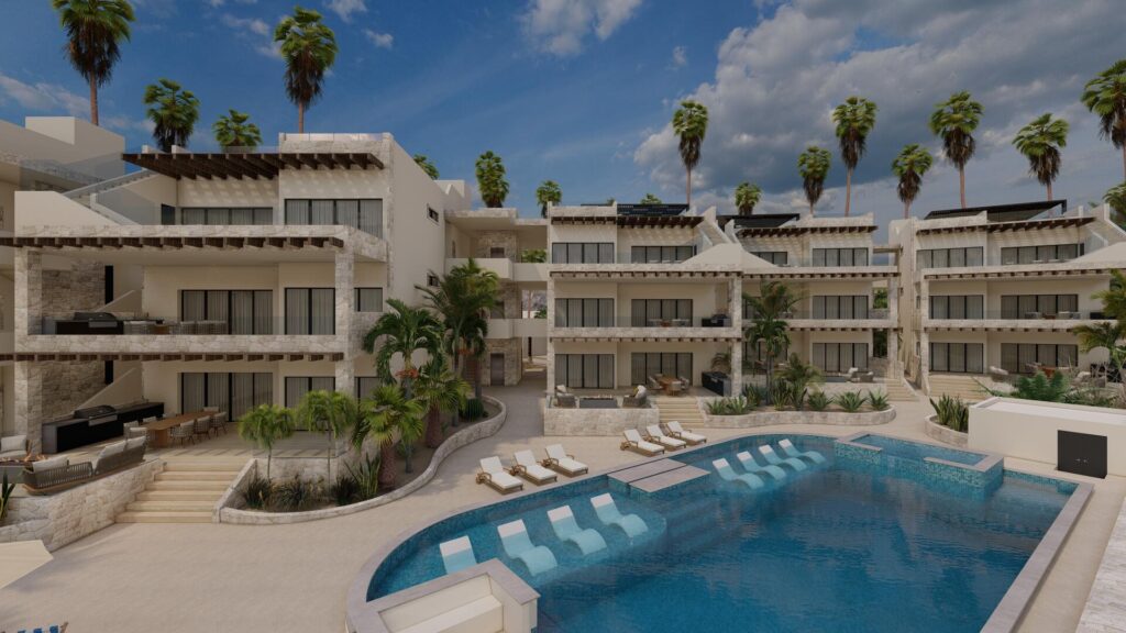 Los Cabos Serenity At Cerritos Discover this exclusive luxury development located in the heart of Cerritos Beach, Baja California Sur. Serenity at Cerritos features 15 stunning condos spread across five standalone buildings, with only one unit per level offering privacy and a serene living experience. Strategically situated within walking distance of the beach, Serenity at Cerritos provides the perfect escape to Baja's natural beauty, combining comfort and convenience. Each spacious 3-bedroom, 3-bathroom condo includes: carpentry, quartz countertops, fully equipped kitchen with cooktop, oven, fridge, microwave and dishwasher. Optional upgrades: wine fridge, washer & dryer, terrace grill, hurricane shutters, fire pit. Don't miss this incredible opportunity to become part of this extraordinary development. – Serenity at Cerritos-Garden, Pacific, Pacific, BS