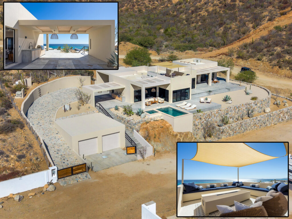 Los Cabos Pescadero Casa Vista al Mar sits on a hillside with wide open – Swell Todos Santos, Pacific, Pacific, BS