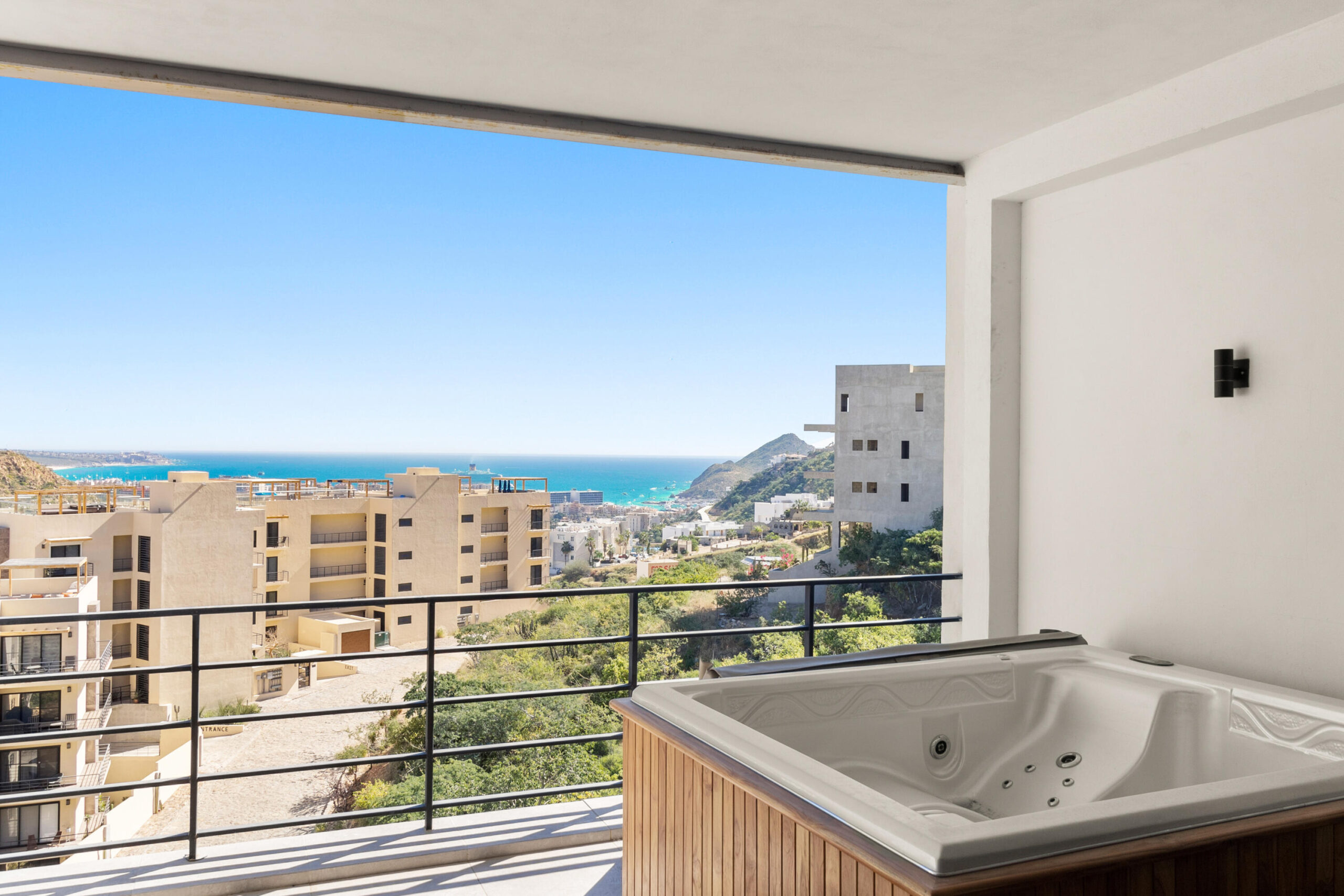 Los Cabos Wen Living Occupancy by December 2025! Experience the pinnacle of luxury living at Wen Living's extraordinary new condominium development in San Jose del Cabo. Nestled alongside the stunning 4th fairway of the prestigious Club Campestre golf course, our community offers an unparalleled resort lifestyle. Visit our incredible development to experience this unique living opportunity firsthand. Immerse yourself in a wealth of amenities, including a breathtaking pool area featuring a rejuvenating jacuzzi and a cozy fire pit. Whether you crave relaxation or activity, our dedicated lap lane is perfect for swimming enthusiasts. Our attentive front desk and lifestyle concierge are always at your service, ensuring every detail of your stay is flawless. Keep in shape at our cutting-edge fitness center... and indulge in exquisite dining at our on-site restaurant, complete with room service for your convenience.Your condominium may be impeccably maintained by our dedicated housekeeping staff, while our spa provides a sanctuary of relaxation with massage salons, plunge pools, and a soothing sauna. Find your zen in our mindfulness area, ideal for yoga and meditation practitioners.Step onto your expansive patio that spans the width of your condominium, providing for sale