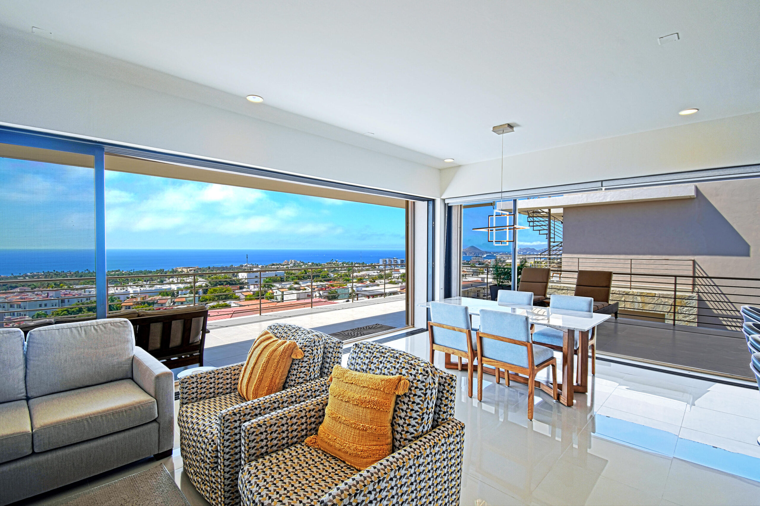 Los Cabos Dunes Residence Club Enjoy resort-style living with this 3-bedroom corner ground-floor residence at The Palmilla Dunes. This contemporary-style condo is offered fully furnished and turn-key, blending modern design with warm finishes, including travertine floors, parota wood furnishings, and GE Profile appliances. The ''Palm Garden Residence'' layout features a primary bedroom with a king bed and private terrace, plus two back bedrooms, one with two double beds and one with a king, making it ideal for family and guests. Indoor-outdoor living is seamless with pocket doors, a covered exterior terrace, and BBQ area, complemented by a private putting green perfect for fun and entertaining. An oversized one-car garage is located directly in front of the unit, and a luxury six-seater golf cart is included for convenient access to Palmilla's shopping centers, restaurants, and swimmable beach.Whether you're looking for a private vacation retreat or an investment rental, this property offers a ready-to-enjoy lifestyle, with optional access to The Dunes Club amenities, including tennis, pickleball, and paddle courts, gym and spa, semi-Olympic pool, jacuzzi, movie theater, sports bar, and clubhouse. for sale