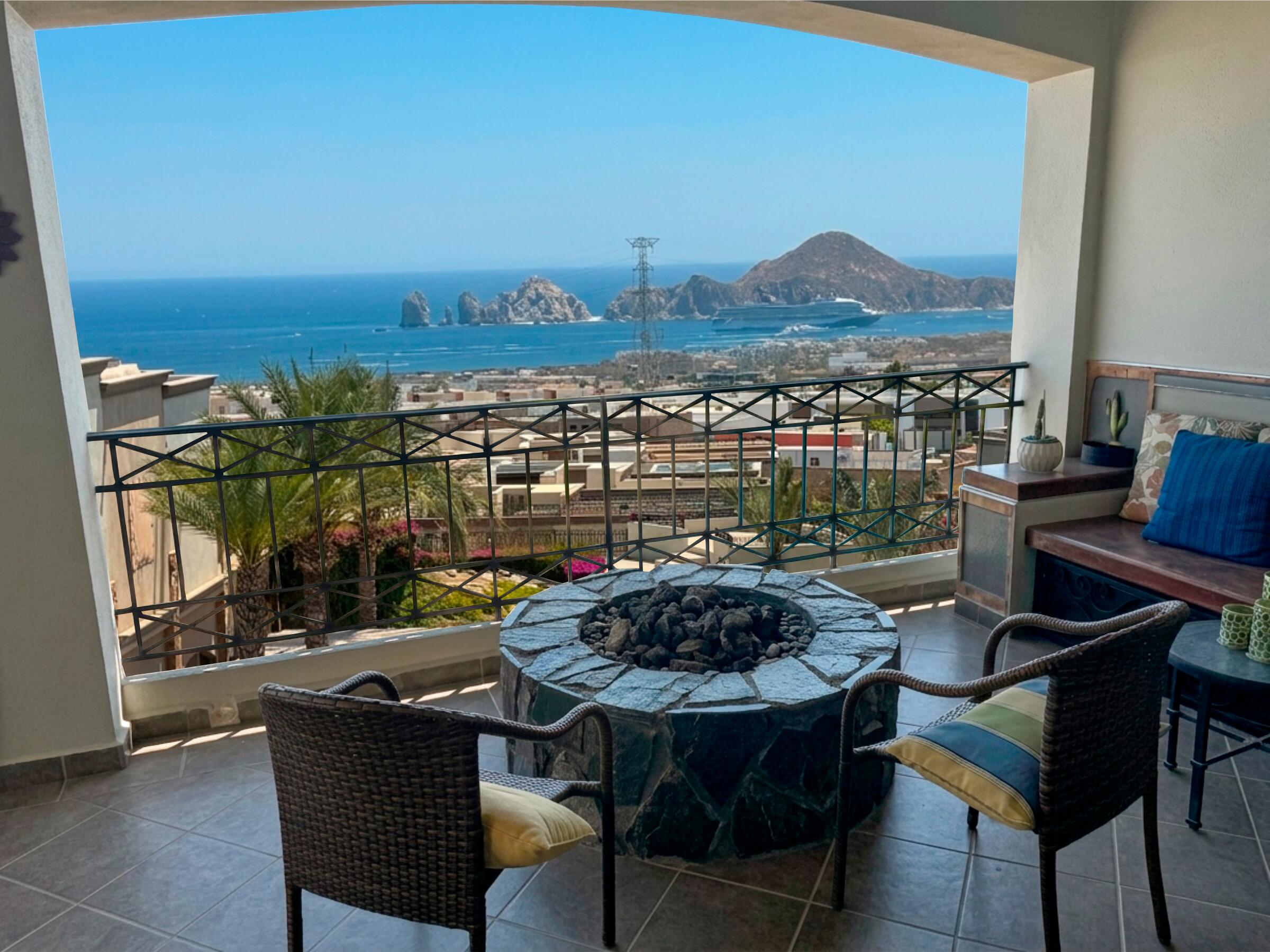 Los Cabos Rancho Par-El Cielito For the buyer seeking the privacy of a villa combined with the convenience of a condo, this condominium is a gem that stands apart. With a footprint so spacious it serves as a large private residence--featuring four spacious bedrooms and 4.5 immaculate bathrooms--the property provides the space and character of a standalone villa. Every corner of this residence has been maintained at the highest level, demonstrating care that's evident the moment you step inside.Morning coffee is enjoyed with the sunrise, and evening cocktails are toasted against the sunset--all while overlooking the iconic, unobstructed blue of the bay. The flow between indoor and outdoor living is smooth, anchored by your own private pool and protected by premium electric hurricane shutters and screens. for sale