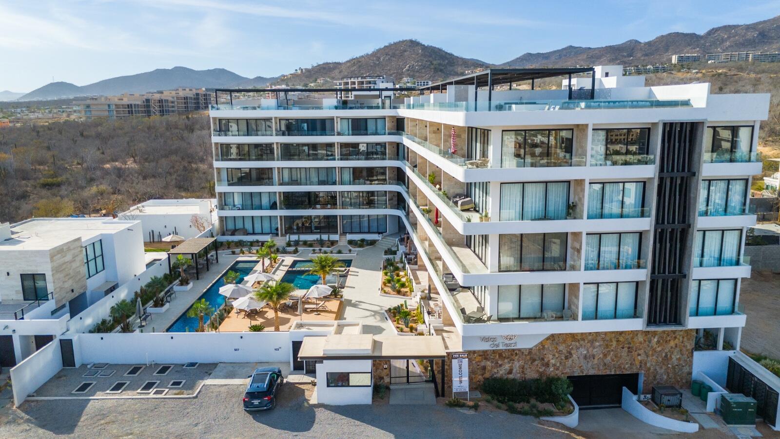 Los Cabos Oceana Wellness Residences Oceana Wellness Residences: Where Luxury Meets Wellness and Sustainability. Step into a life where luxury seamlessly blends with eco-conscious living in one of Los Cabos' only five-star boutique residential communities. Oceana Wellness Residences presents 100 stunning, next-level luxury condos, offering breathtaking ocean, city, and iconic arch for sale
