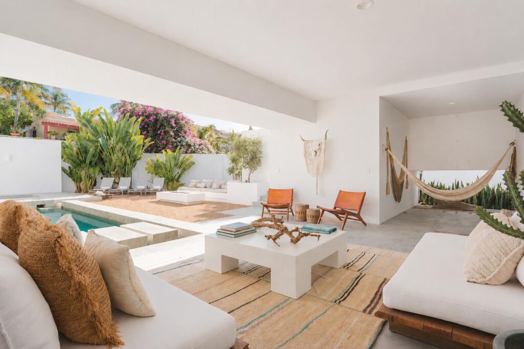 Los Cabos Costa Azul One of Baja's Most Distinctive Architectural Residences.Casa Margaux is not a typical home; it is a fully realized architectural hospitality concept.Designed with the sensibility of a boutique retreat, the villa seamlessly blends indoor-outdoor living, globally curated interiors, and one-of-a-kind design elements that create a truly immersive experience.More than a residence, Casa Margaux has positioned itself as a design-driven destination, appealing to a sophisticated, international audience seeking privacy, aesthetics, and meaningful experiences. Casa Margaux represents a compelling luxury real estate investment positioned at the intersection of design, lifestyle quality, and income potential. Located in the highly desirable Costa Azul corridor of San José del Cabo, the property combines architectural distinction, turnkey condition, and demonstrated rental performance with a disciplined, lifestyle-first operating approach. Airbnb's most Wish-Listed House in Baja California Sur.Supported by consistent seasonal demand, premium nightly rates, and a unique positioning within a low-inventory, beach-adjacent market, the villa delivers meaningful income generation without requiring full-time rental intensity. Its design-forward identity, walkable location, and flexibility for curated experiences further enhance its appeal across multiple demand segments.This balanced profile provides investors with a resilient and differentiated asset, offering attractive cash-flow characteristics, long-term value preservation, and the flexibility to enjoy personal use without compromising financial performance. Beyond traditional rentals, Casa Margaux also presents opportunities to expand revenue through wellness retreats, private events, and creative productions, reinforcing its multi-dimensional income potential.As both a refined lifestyle residence and a proven income-producing asset, Casa Margaux stands as a rare opportunity within the Costa Azul market, where limited inventory and strong demand continue to support long-term appreciation.This dual positioning is what makes Casa Margaux not only a residence, but a strategic lifestyle investment. – #1, MZA B Casa Margaux, San Jose del Cabo, BS